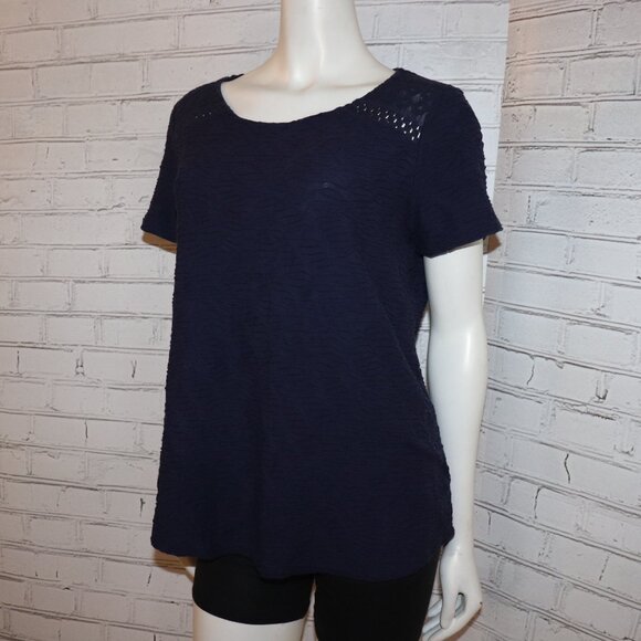 💙✨🧵 Kim Rogers Blouse · Navy Classic · Size L - Picture 5 of 6